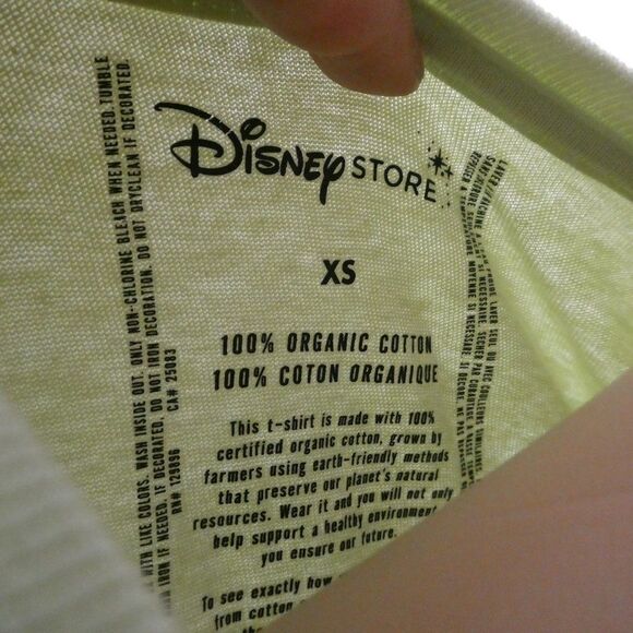 Disney Store The Jungle Book V Neck Graphic T Shirt Baloo Mowgli Green XS - Picture 5 of 6